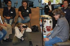 Jose Feliciano smiles for a Miami Herald photographer.