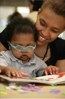 Blind Babies Program children participate in Miami-Dade Public Library System Make-a-Bookmark Contest