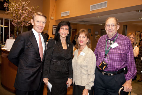 Guests Dan and Trish Bell, Board Director Pamela Garrison, and  Kirk Landon