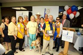 CEO Virginia Jacko with the Miami Guatemala Lions Club