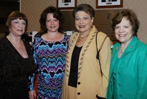 Senator Gwen Margolis, Mayor of Pinecrest Cindy Lerner, Board Director Gloria Martin and Senator Nan Rich