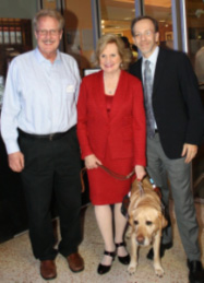 Dr. Craig McKeown, CEO Virginia Jacko and Board Director Dr. Sander Debovy