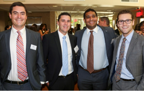 Board Director and YPOL Chair Pablo Gonzalez, Luis Gamoneda, Matt Anderson and Josh Weber