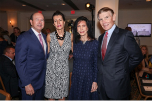 Board Director George Foyo and Luisa Foyo, with Trish and Dan Bell