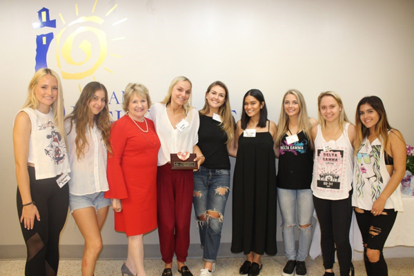 University of Miami Delta Gamma Sorority and CEO Virginia Jacko.