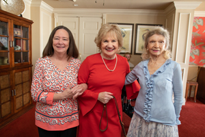 Christine Stiefel, President and CEO Virginia Jacko and Board Director Angela Whitman