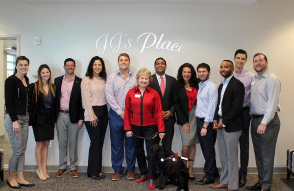 Young Professionals of the Lighthouse with featured speaker and Board Director Donna Abood and President and CEO Virginia Jacko.