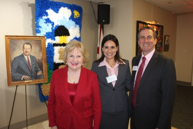 CEO Virginia Jacko with Honoree Karla Richey and Board Director Scott Richey.