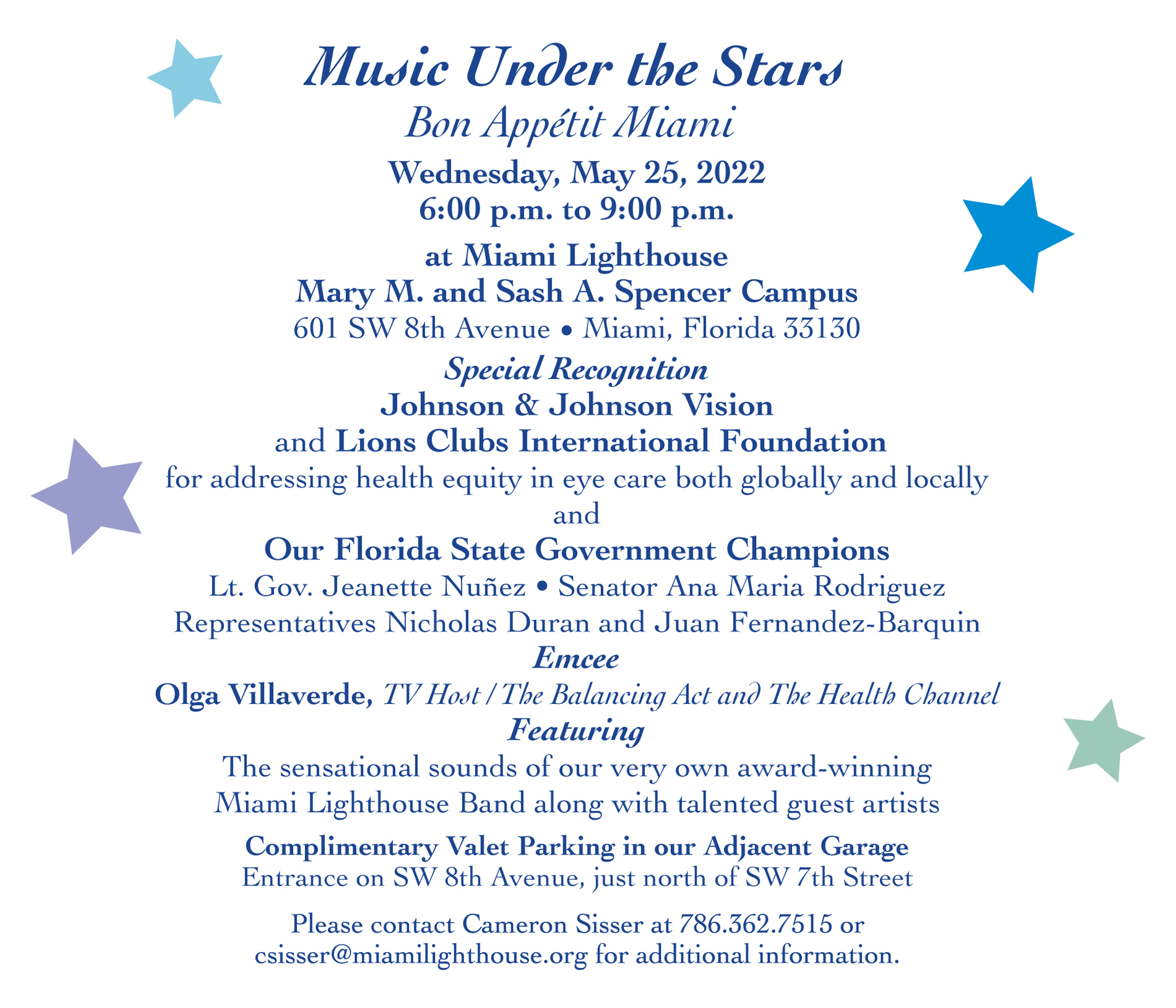 2022 Music Under the Stars Invitation