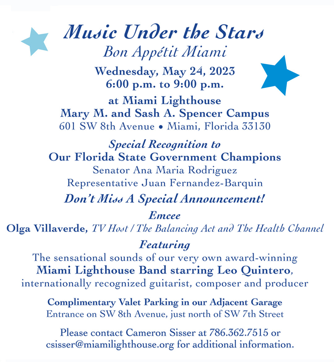 2022 Music Under the Stars Invitation