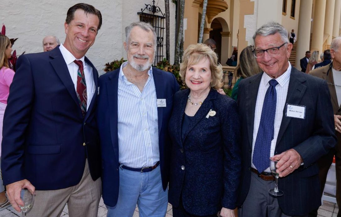 Miami Lighthouse Board Director David Harrison, Miami Lighthouse Board Director Peter Harrison, Virginia Jacko and Michael Harrison