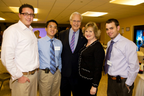 Brett Bielory, M.D., Andrew Kao, M.D., Owen S. Freed, Esq., Chair, Miami Lighthouse Board of Directors, Virginia A. Jacko, President & CEO Miami Lighthouse; Marco Gonzalez, M.D.