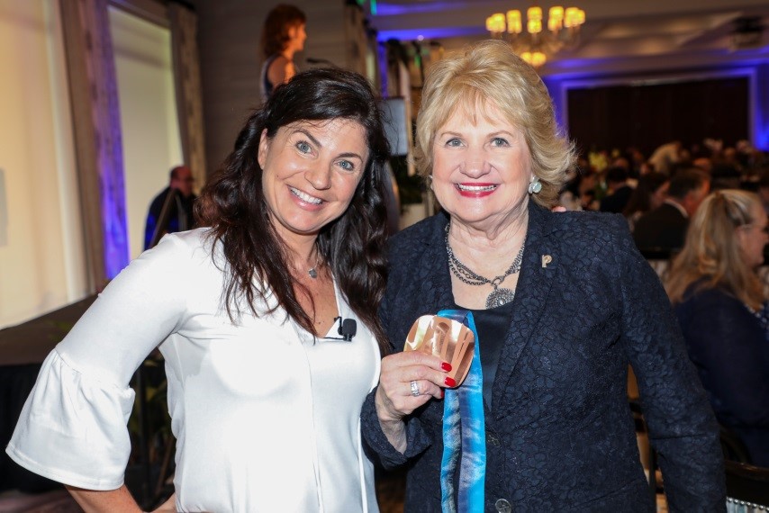 Keynote Speaker Danelle Umstead and President & CEO Virginia Jacko