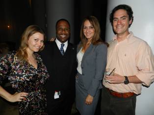 Michelle Citrin of Neox Image,  Michael Mowatt and Mercy Dorta of Miami Childrens Hospital and Pablo Gonzalez of Arellano Construction.