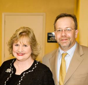 Virginia A. Jacko, President & CEO Miami Lighthouse and Sander Dubovy, M.D., Miami Lighthouse Board Director