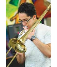 Music Program trombonist Christopher