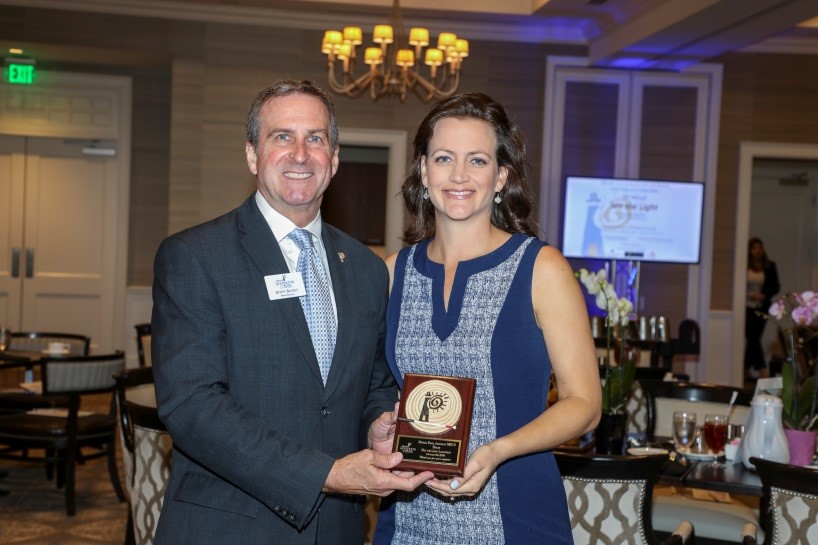 Board Director Scott Richey and Emcee Marissa Bagg