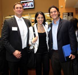 Phil Reagan, Patricia Vila Wright and YPOL Committee Member Pablo Gonzalez.