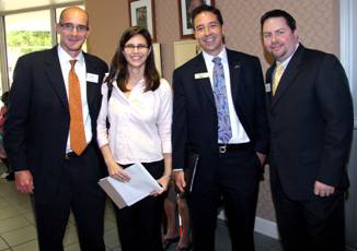 Board Director Agustin Arellano Jr., Carey Kane, Rob Bowlby and Board Director Kent Benedict.